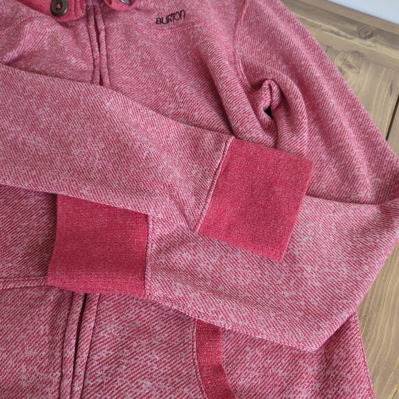 Burton Women’s Red Full Zip Hoodie SZ S - Picture 12 of 14